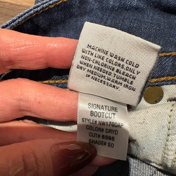 Hudson Signature Bootcut Jeans Size 27/4 - Picture 4 of 6